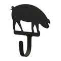 Micasa Pig Wall Hook Small Black MI608917